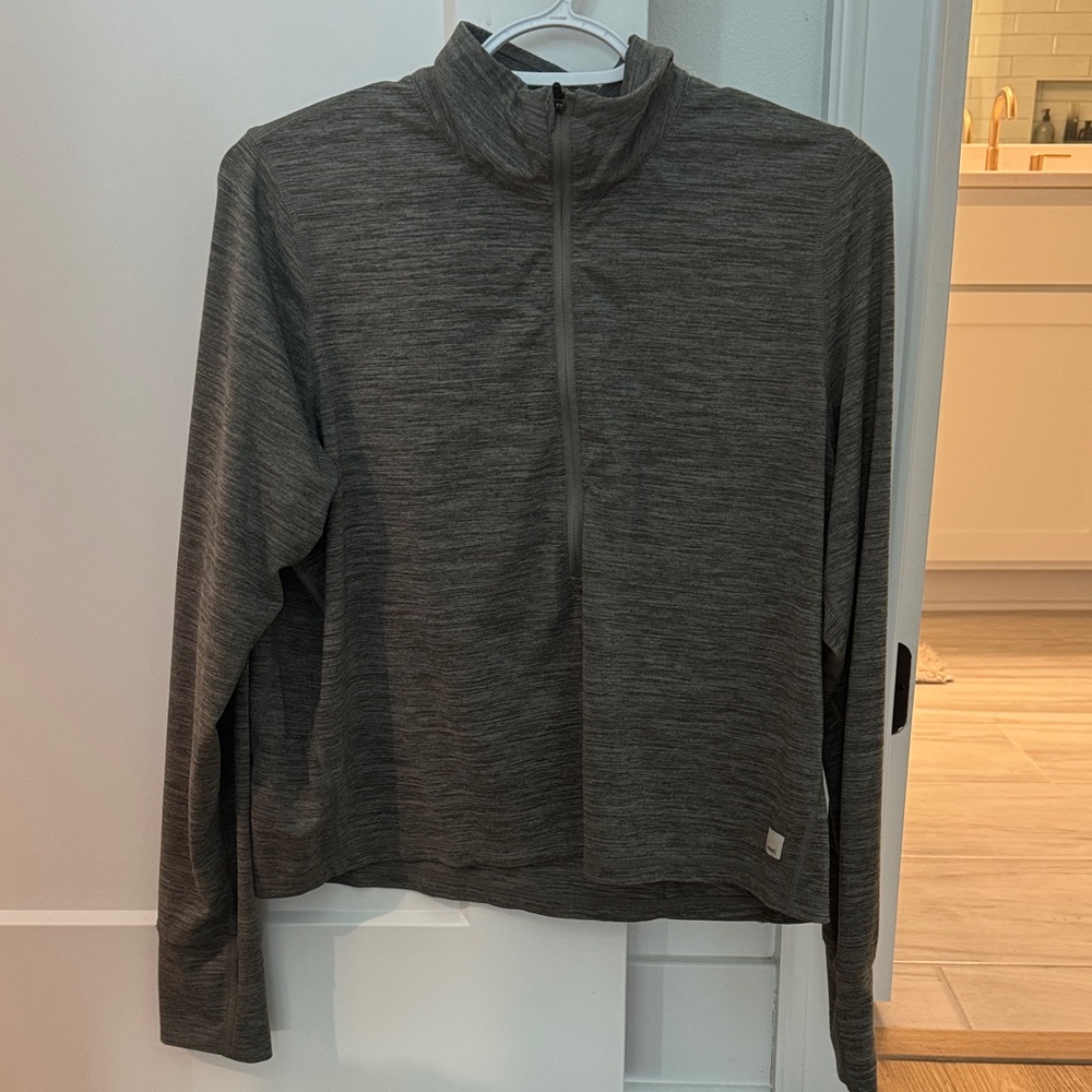 Vuori Heather Gray Pullover